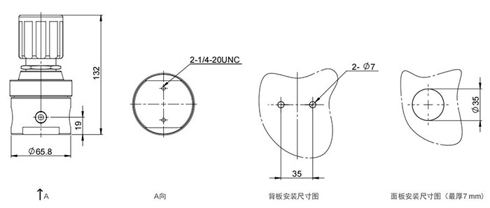 卡套式背壓閥結(jié)構(gòu)圖