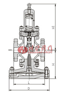 超大膜片高靈敏度減壓閥結構圖